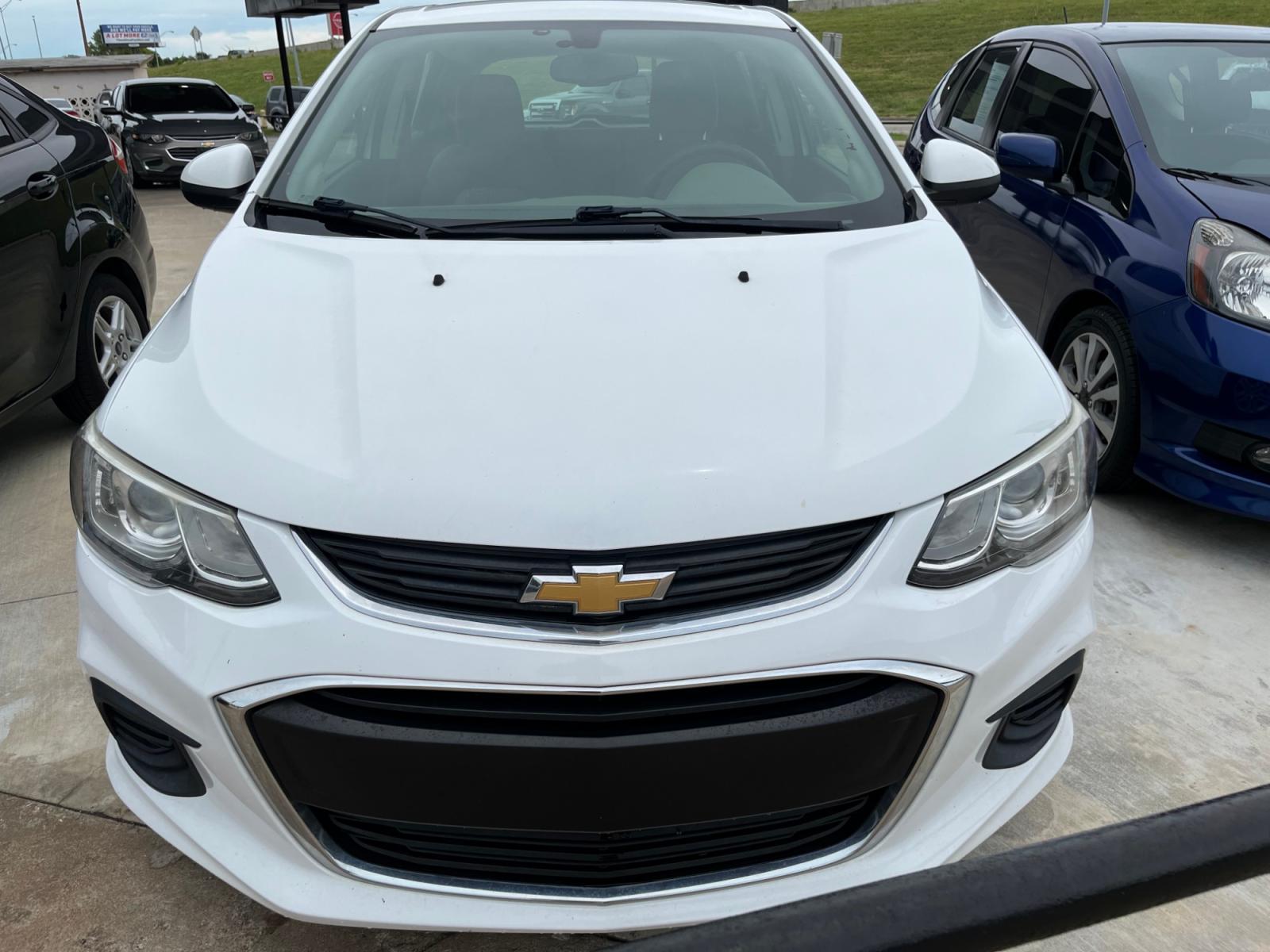 2017 WHITE CHEVROLET SONIC RS FL Auto Hatchback (1G1JG6SH8H4) with an 1.8L L4 DOHC 24V engine, 6A transmission, located at 8101 E. Skelly Dr., Tulsa, OK, 74129, (918) 592-3593, 36.121891, -95.888802 - Photo #0