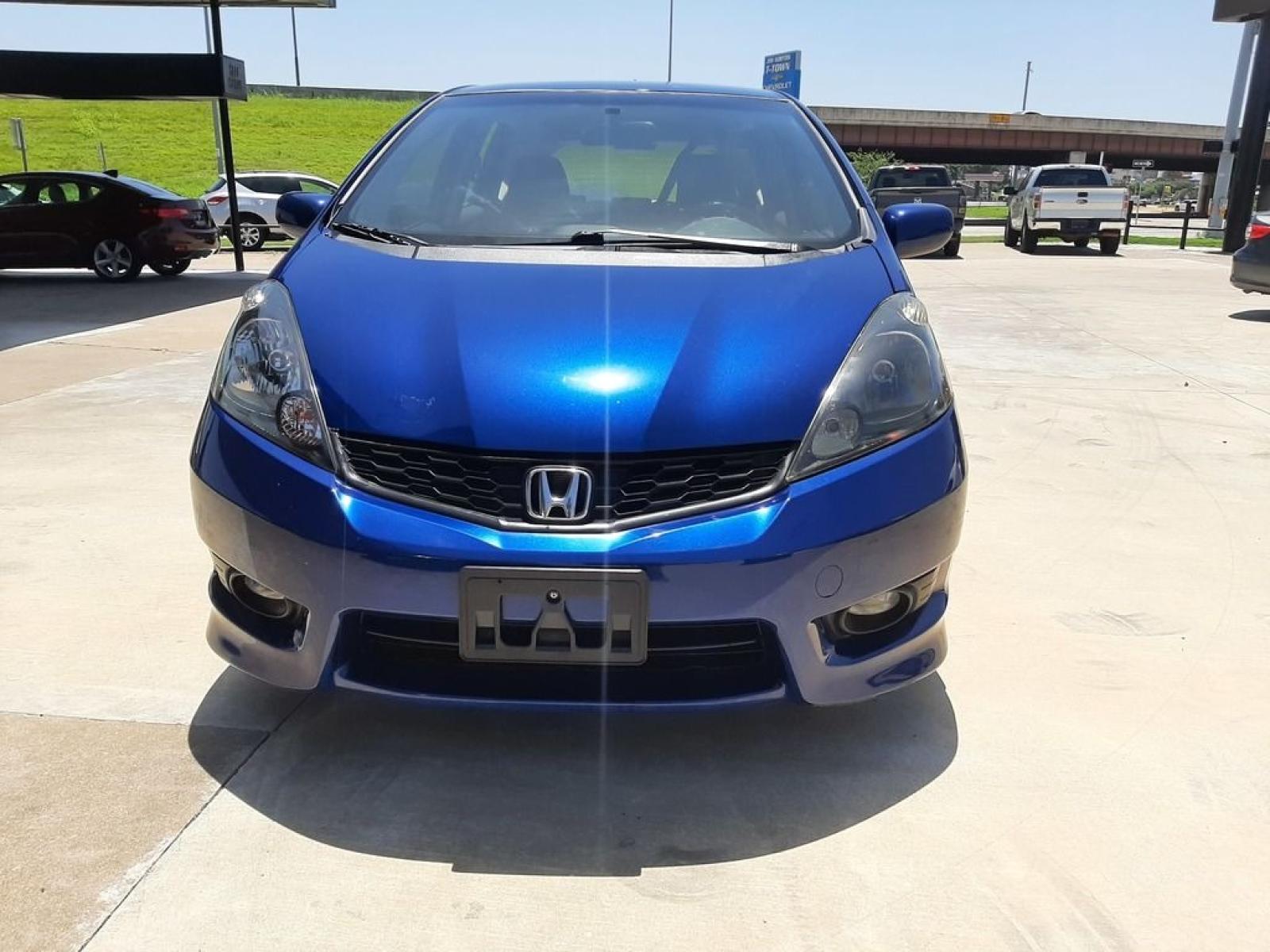 2012 BLUE HONDA FIT Sport 5-Speed AT with Navigation (JHMGE8H61CC) with an 1.5L L4 SOHC 16V engine, 5-Speed Automatic transmission, located at 8101 E. Skelly Dr., Tulsa, OK, 74129, (918) 592-3593, 36.121891, -95.888802 - Photo #1