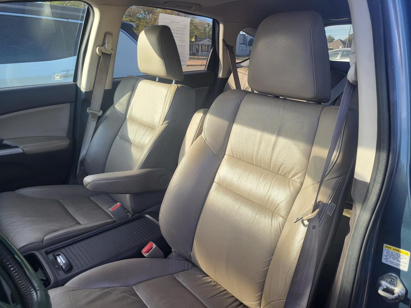 2012 BLUE HONDA CR-V EX-L EX-L 2WD 5-Speed AT (5J6RM3H73CL) with an 2.4L L4 DOHC 16V engine, 5-Speed Automatic transmission, located at 8101 E. Skelly Dr., Tulsa, OK, 74129, (918) 592-3593, 36.121891, -95.888802 - Photo#4