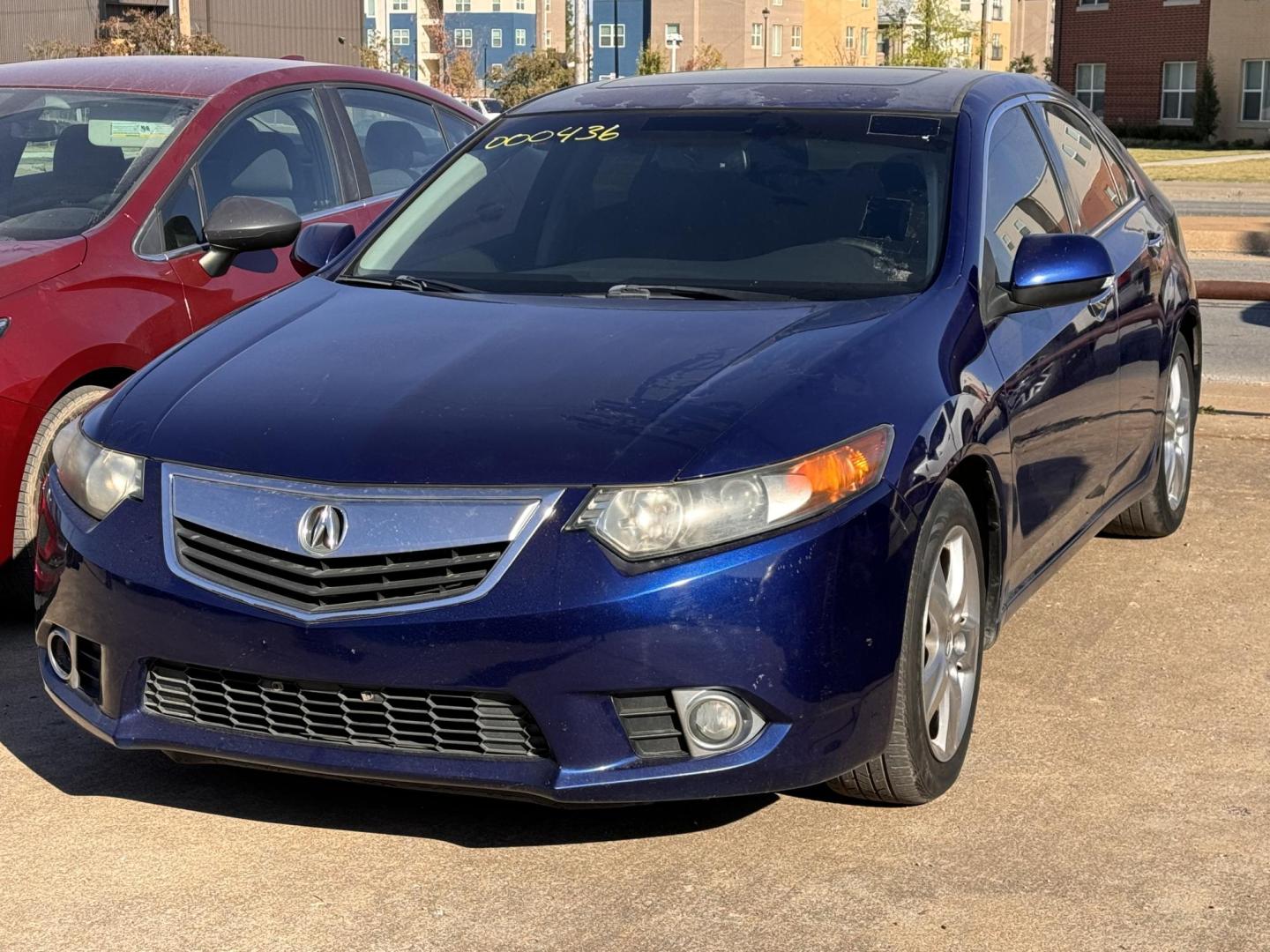 2012 BLUE Acura TSX 5-Speed AT (JH4CU2F41CC) with an 2.4L L4 DOHC 16V engine, 5-Speed Automatic transmission, located at 8101 E. Skelly Dr., Tulsa, OK, 74129, (918) 592-3593, 36.121891, -95.888802 - Photo#0