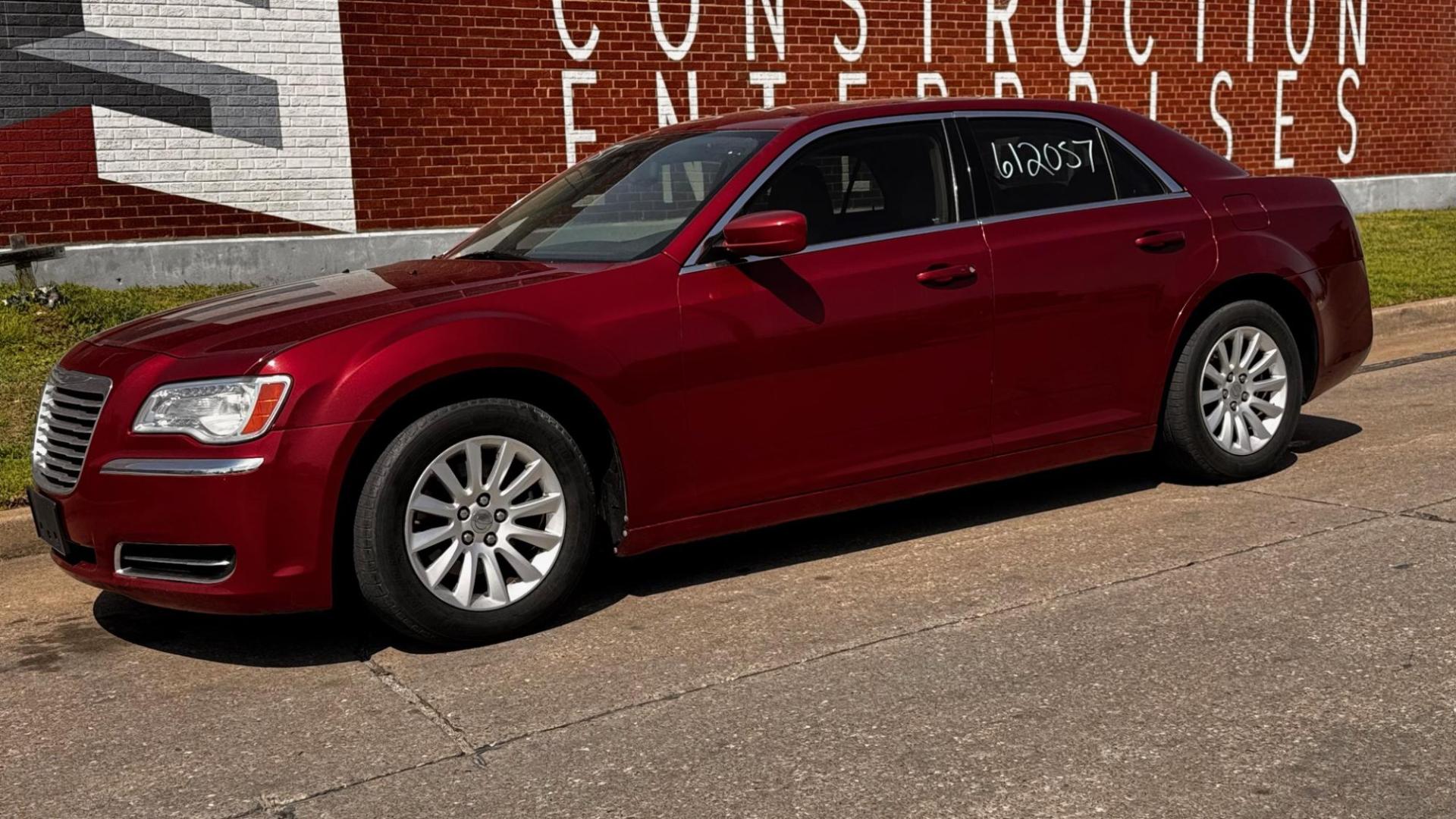 2013 BURGUNDY Chrysler 300 RWD (2C3CCAAG3DH) with an 3.6L V6 SOHC 24V engine, 8-Speed Automatic transmission, located at 8101 E. Skelly Dr., Tulsa, OK, 74129, (918) 592-3593, 36.121891, -95.888802 - Photo#0