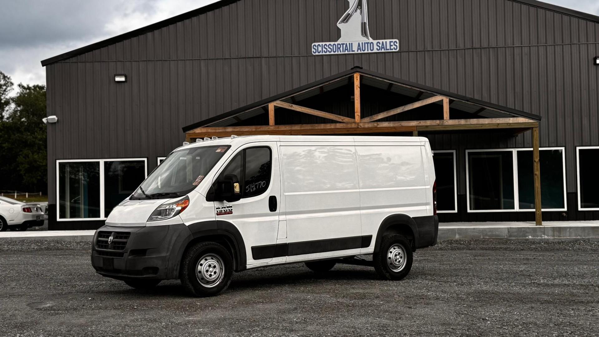 2015 WHITE RAM Promaster 1500 Low Roof Tradesman 136-in. WB (3C6TRVAG5FE) with an 3.6L V6 engine, 6-Speed Automatic transmission, located at 8101 E. Skelly Dr., Tulsa, OK, 74129, (918) 592-3593, 36.121891, -95.888802 - Photo#0