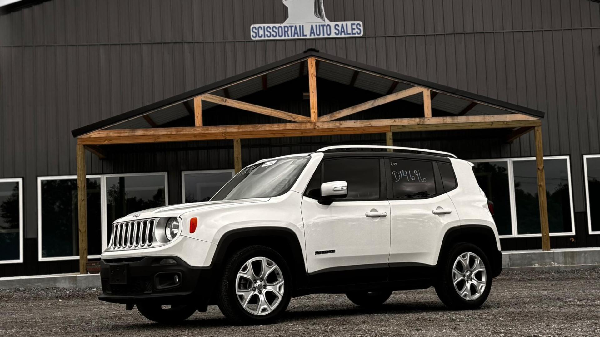 2016 WHITE Jeep Renegade Limited FWD (ZACCJADT8GP) with an 2.4L L4 DOHC 16V engine, 9A transmission, located at 8101 E. Skelly Dr., Tulsa, OK, 74129, (918) 592-3593, 36.121891, -95.888802 - Photo#0