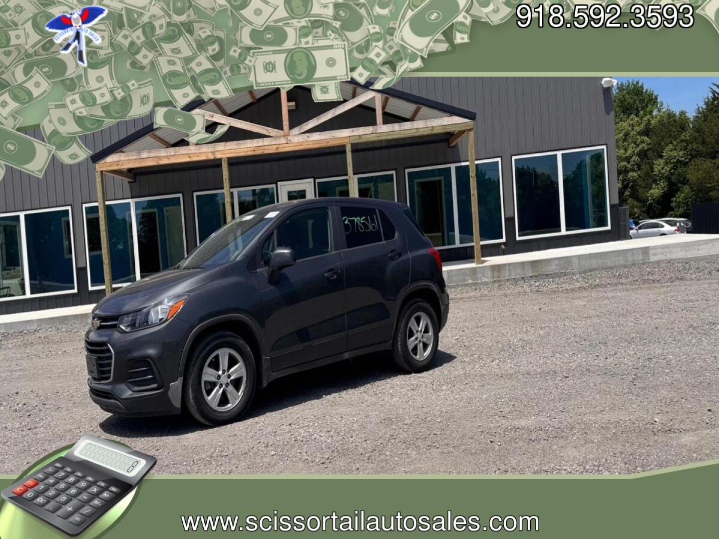 2019 BLACK Chevrolet Trax LS FWD (3GNCJKSB7KL) with an 1.4L L4 DOHC 16V engine, 6A transmission, located at 8101 E. Skelly Dr., Tulsa, OK, 74129, (918) 592-3593, 36.121891, -95.888802 - Photo#0