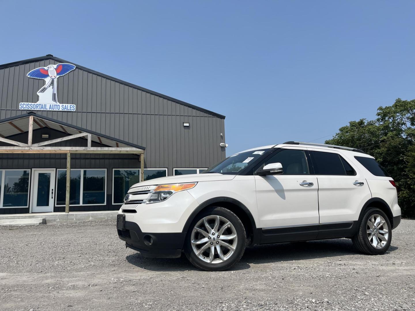 2015 WHITE Ford Explorer Limited FWD (1FM5K7F87FG) with an 3.5L V6 DOHC 24V engine, 6-Speed Automatic transmission, located at 8101 E. Skelly Dr., Tulsa, OK, 74129, (918) 592-3593, 36.121891, -95.888802 - Photo#0