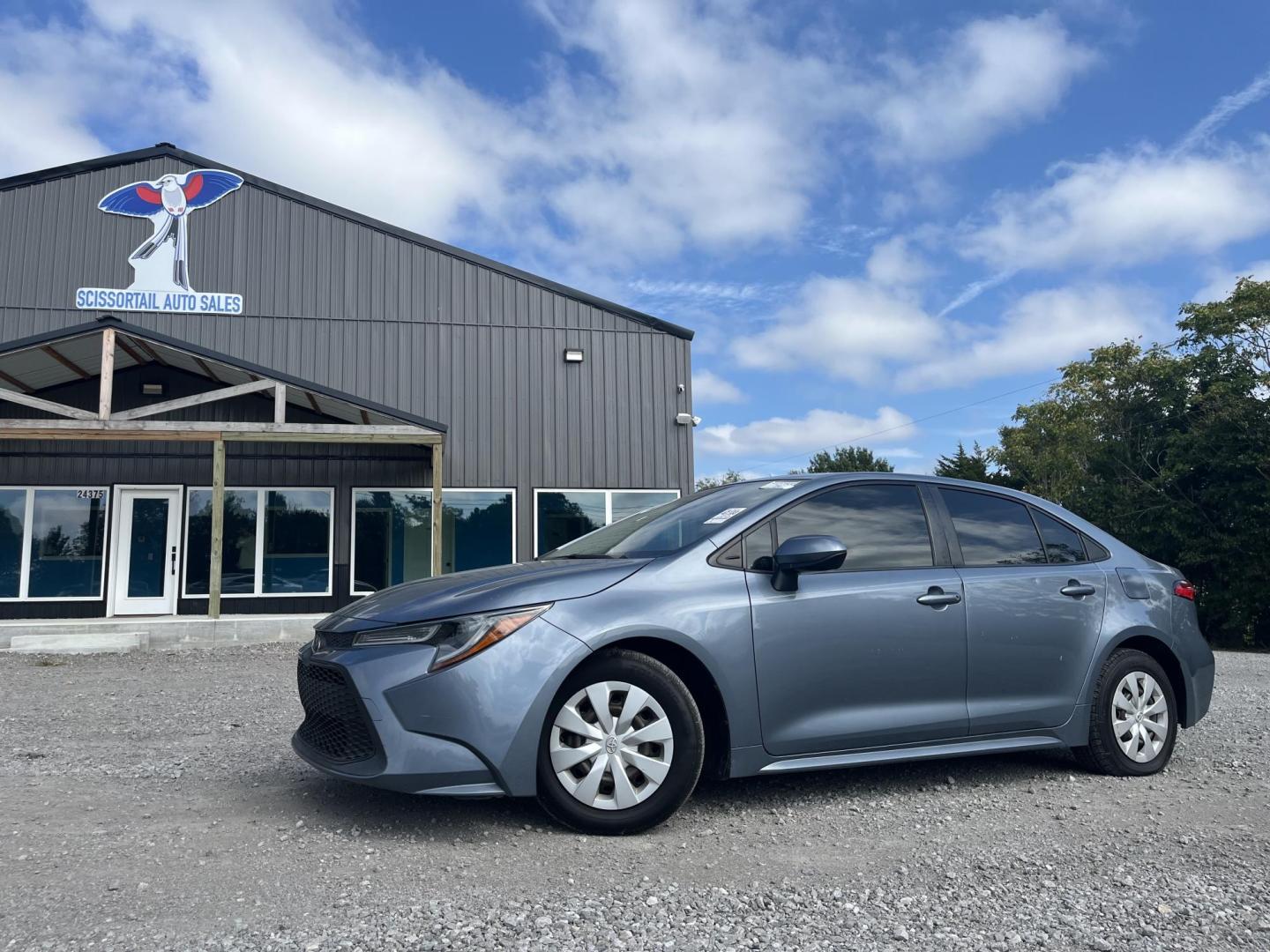 2021 GRAY Toyota Corolla L (JTDDPMAE1MJ) with an 1.8L L4 DOHC 16V engine, 6M transmission, located at 24375 E. Hwy 51, Broken Arrow, OK, 74014, (918) 592-3593, 36.156311, -95.992752 - Photo#0