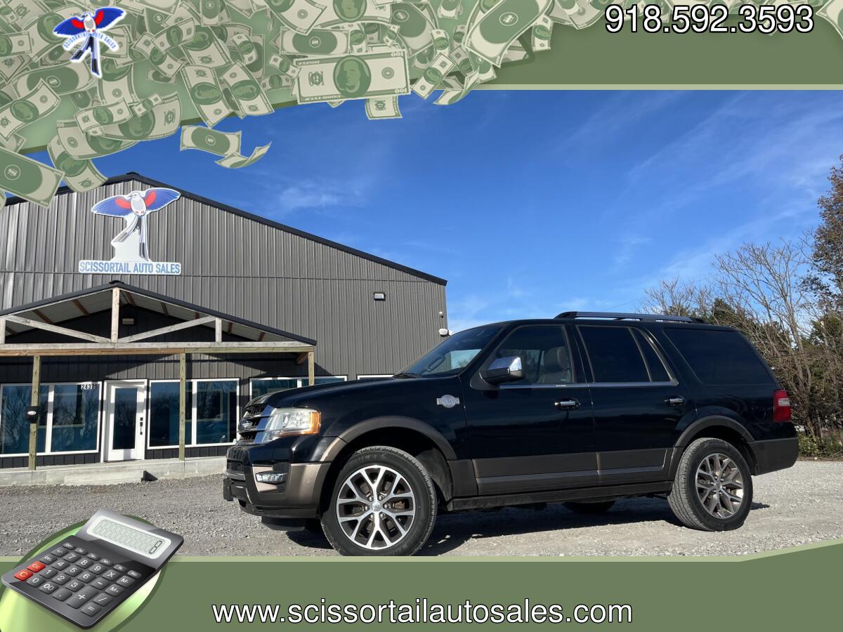 2017 BLACK Ford Expedition XLT 2WD (1FMJU1HT4HE) with an 3.5L V6 DOHC 24V FFV engine, 6A transmission, located at 24375 E. Hwy 51, Broken Arrow, OK, 74014, (918) 592-3593, 36.156311, -95.992752 - Photo#0