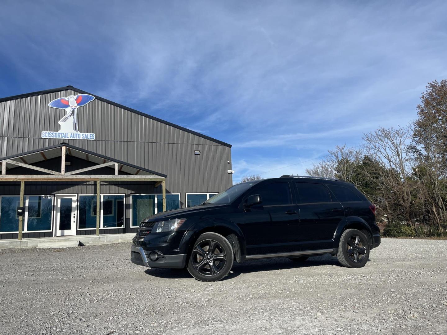 2018 BLACK Dodge Journey Crossroad AWD (3C4PDDGG3JT) with an 3.6L V6 DOHC 24V engine, 6A transmission, located at 8101 E. Skelly Dr., Tulsa, OK, 74129, (918) 592-3593, 36.121891, -95.888802 - Photo#0