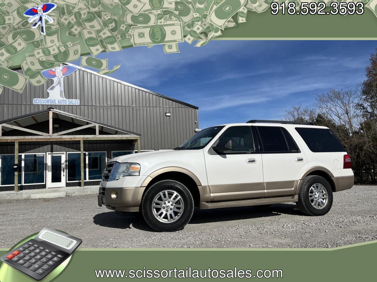 2014 WHITE Ford Expedition King Ranch 2WD (1FMJU1H59EE) with an 5.4L V8 SOHC 16V FFV engine, 6-Speed Automatic transmission, located at 24375 E. Hwy 51, Broken Arrow, OK, 74014, (918) 592-3593, 36.156311, -95.992752 - Photo#0